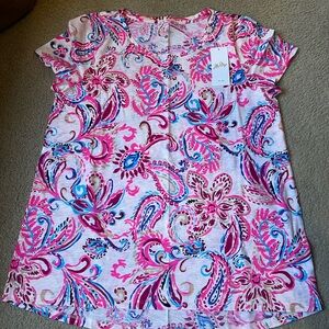 Lilly Pulitzer Etta Scoop Neck Top